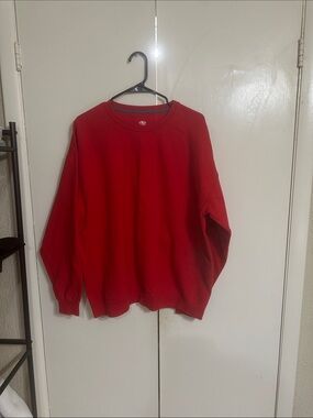 Athletic Works Red Crewneck Sweatshirt